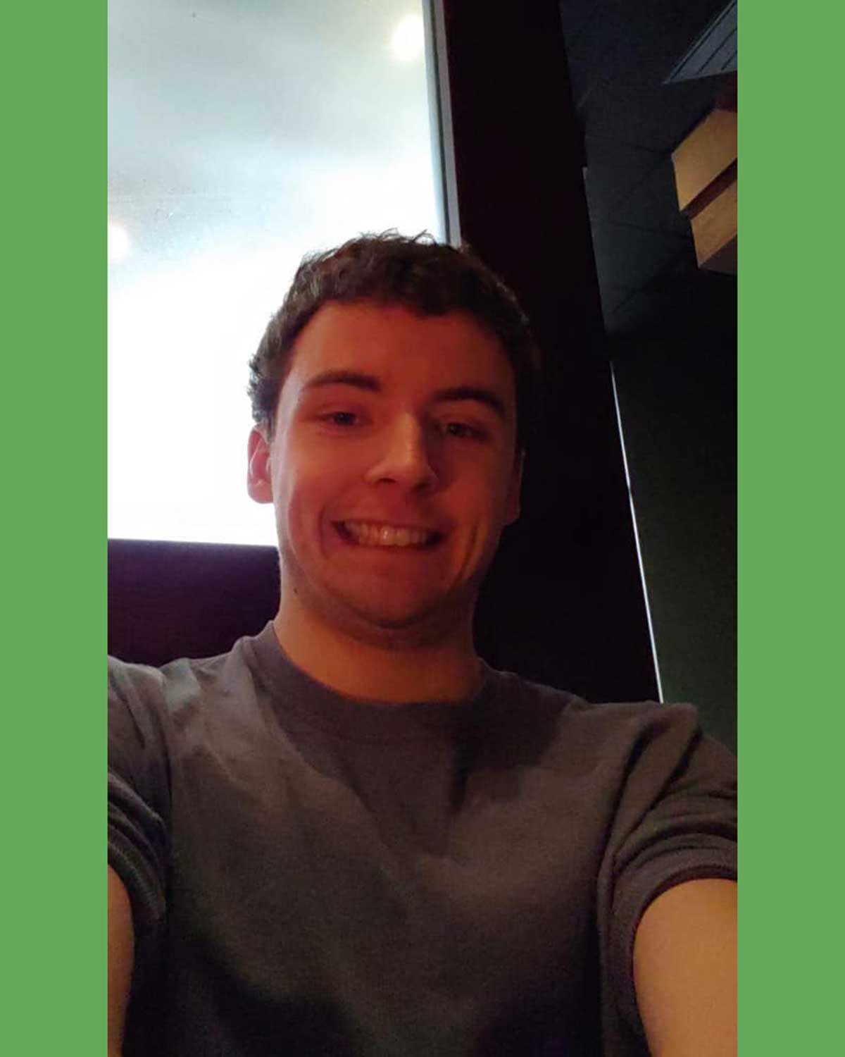 ryan in a restaurant